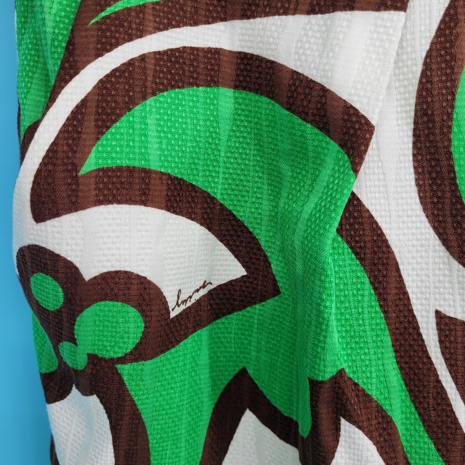 Milly Strapless Abstract Leaf Print Sheath Dress Women Size 4 Green Brown NWT