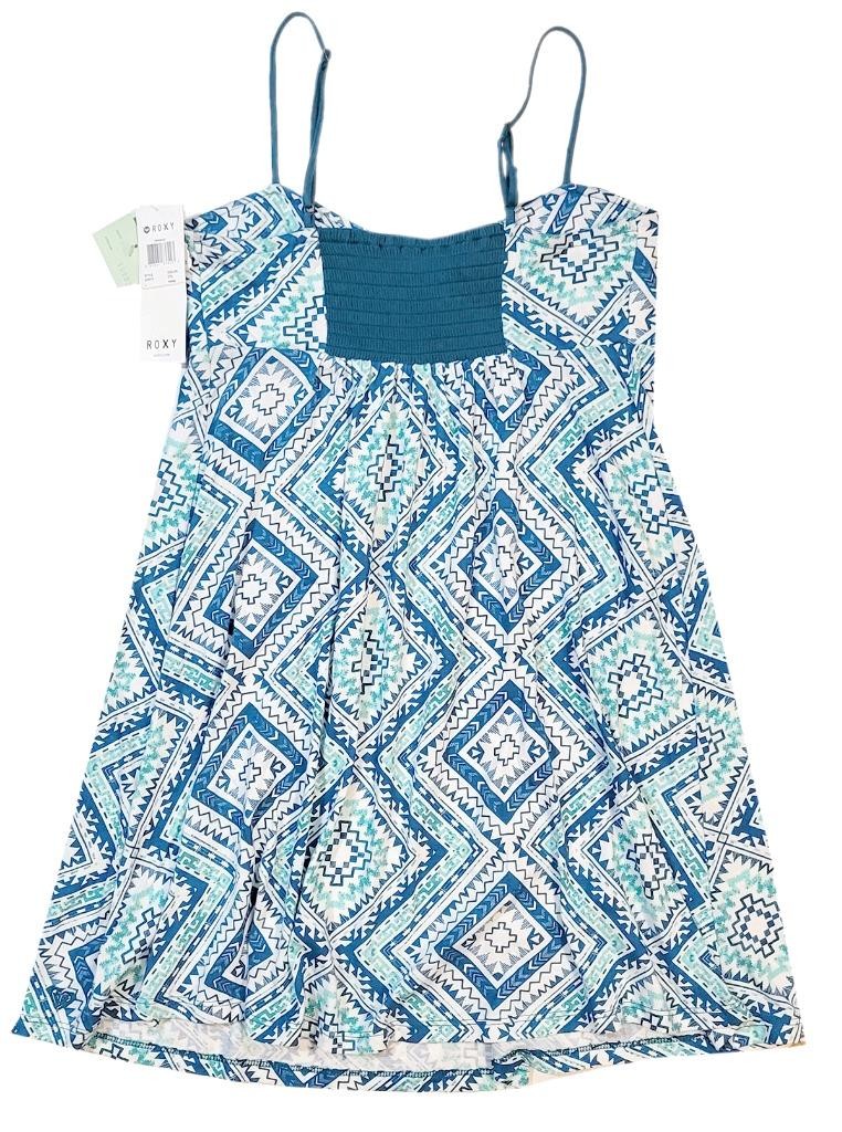 Nwt ROXY Juniors Large TWINSIES STRAP DRESS Beach Coverup Summer