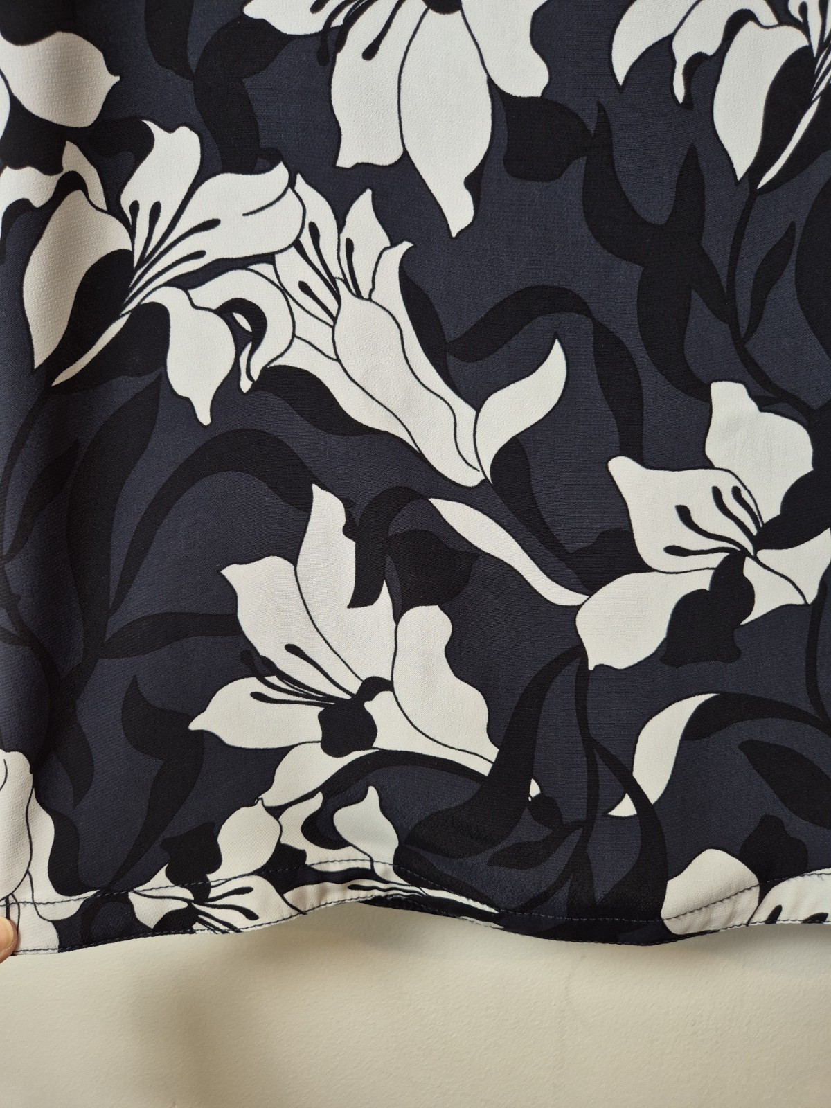 KIN John Lewis Loki Floral Print Button Collar Midi Dress Size 12