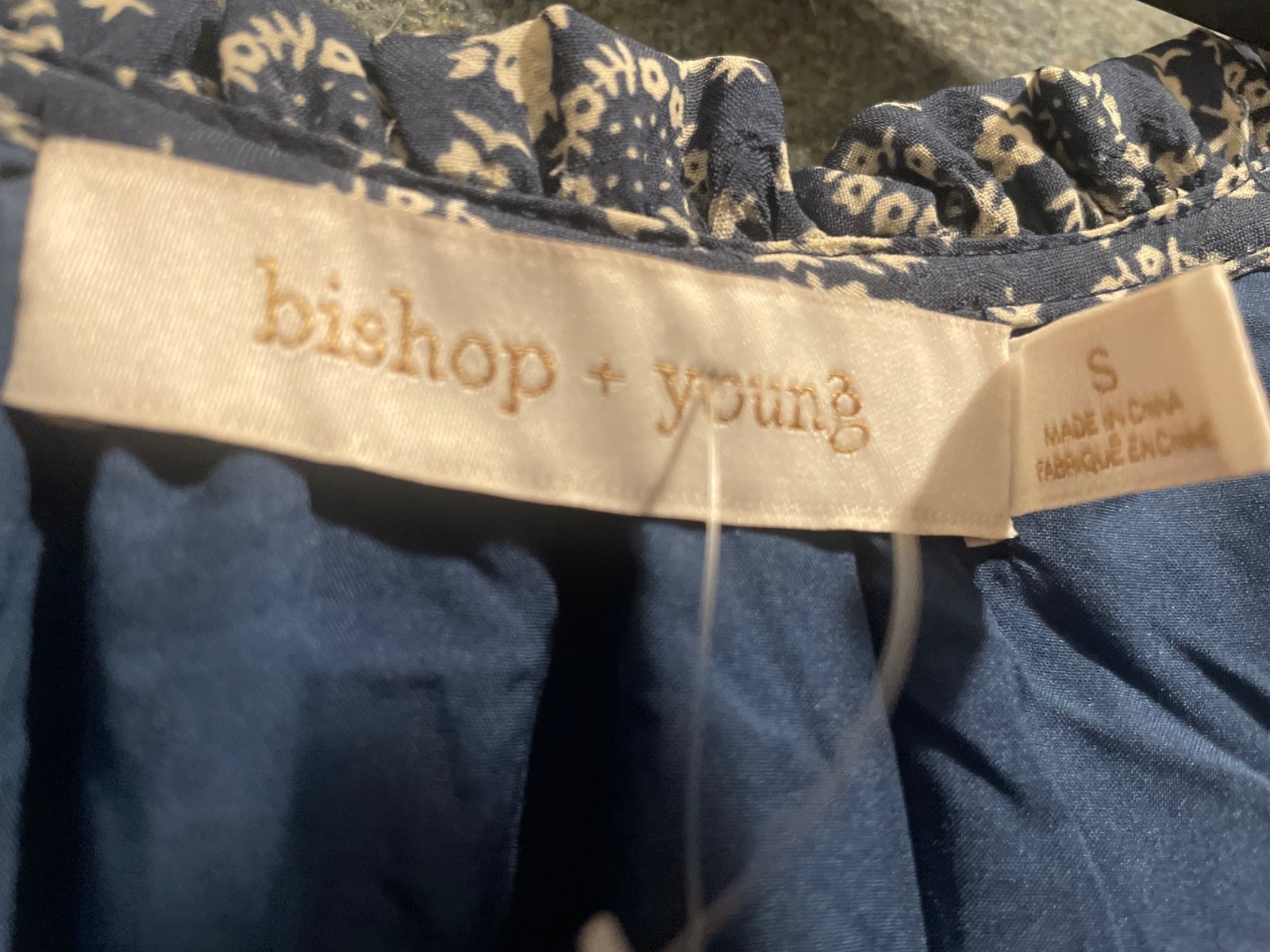 Bishop and Young Smocked Marmont Mini Dress NWT Small