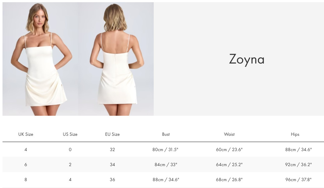 Zoyna Draped A-Line Mini Dress Oh polly