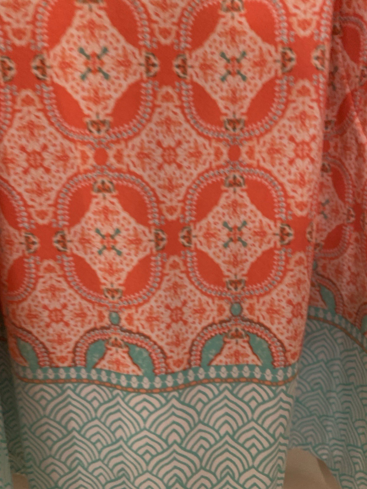 Cabana Life Midi spf 50+ Sleeveless Geometric Shift Dress retail $134