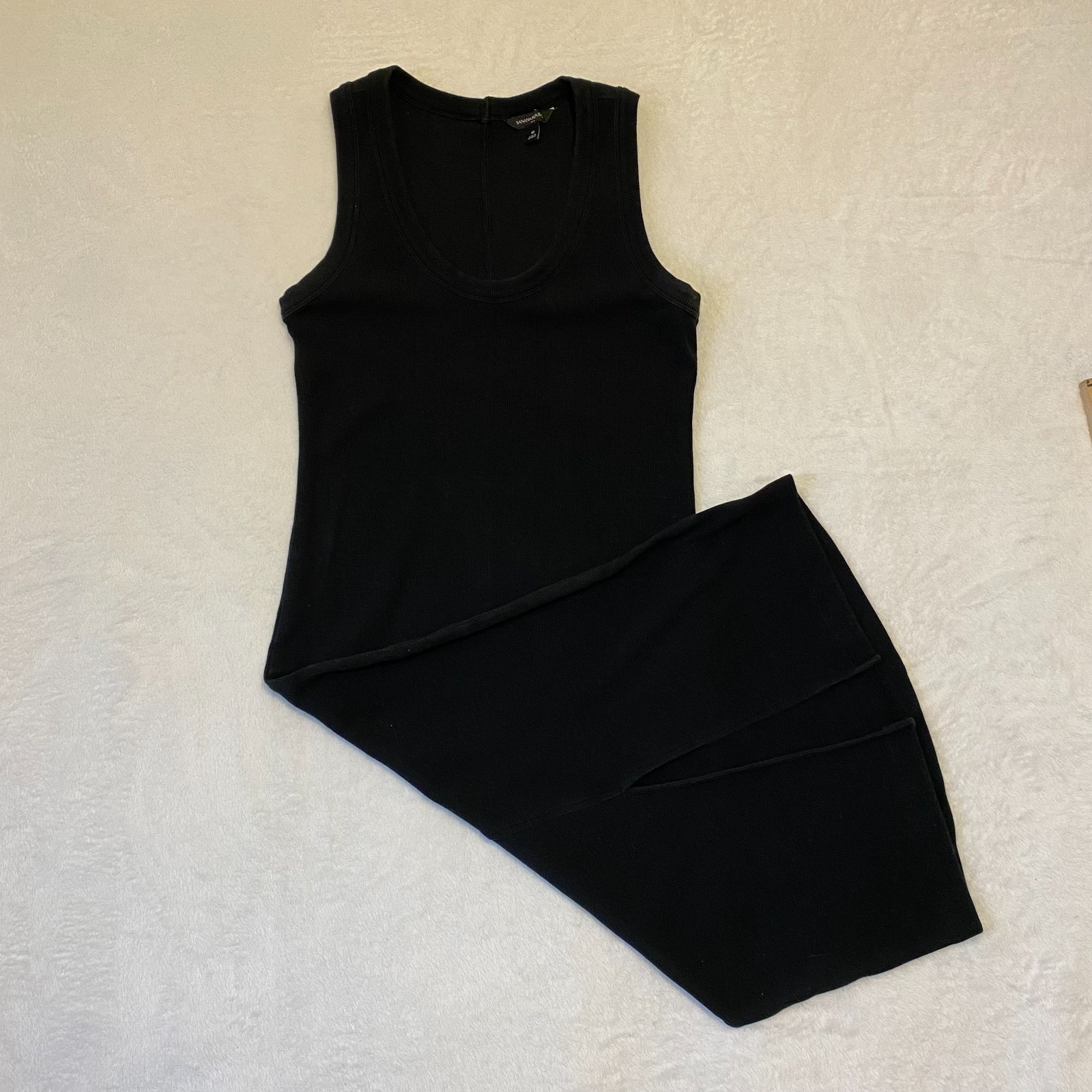 Banana Republic Factory Women’s Black Shift Dress Sundress Bodycon Size Medium