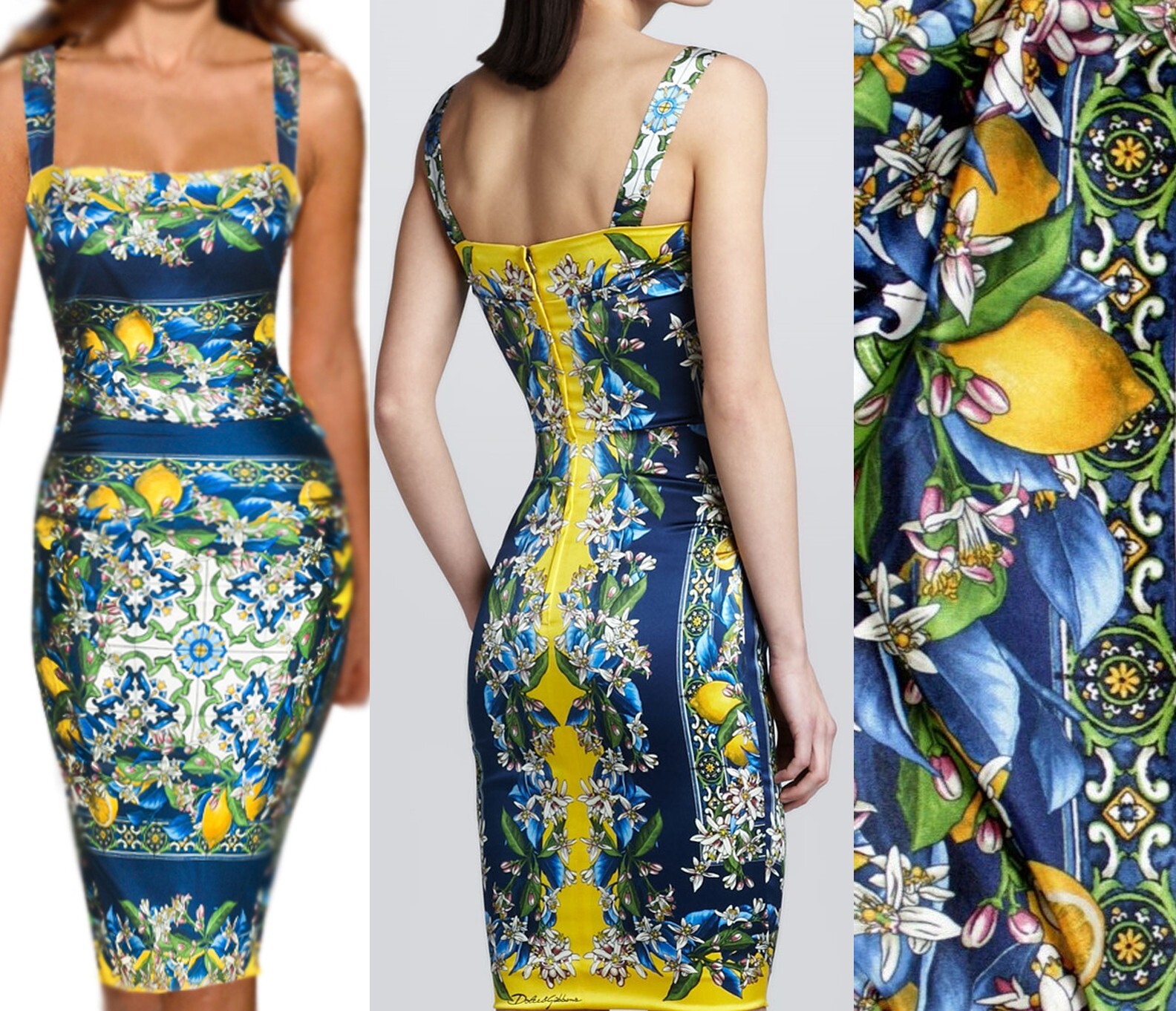 SALE! $4,900 GORGEOUS DOLCE & GABBANA ITALY Silk Satin dress size 42