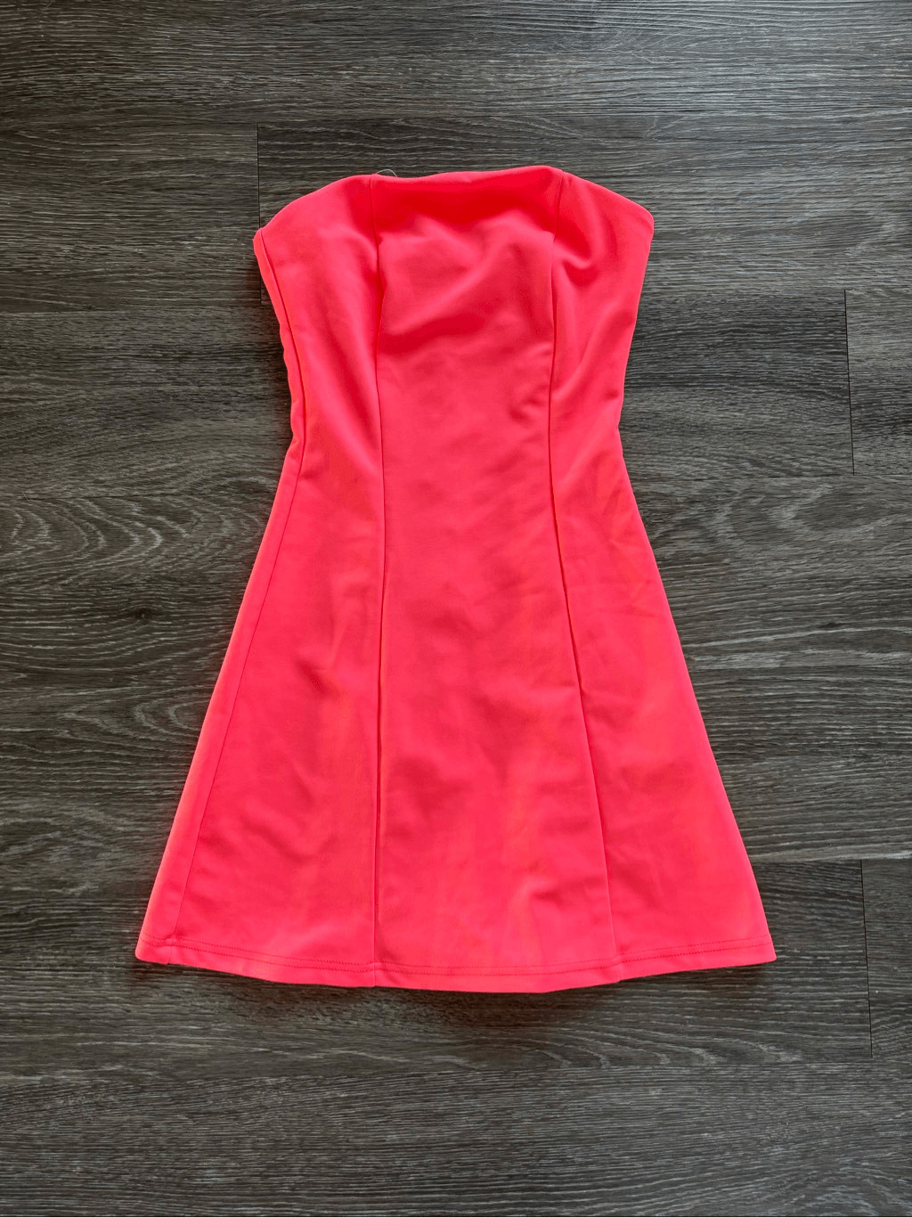 NWOT Miscreants London x Revolve Bright Neon Coral Cupid Mini With Slit US 2