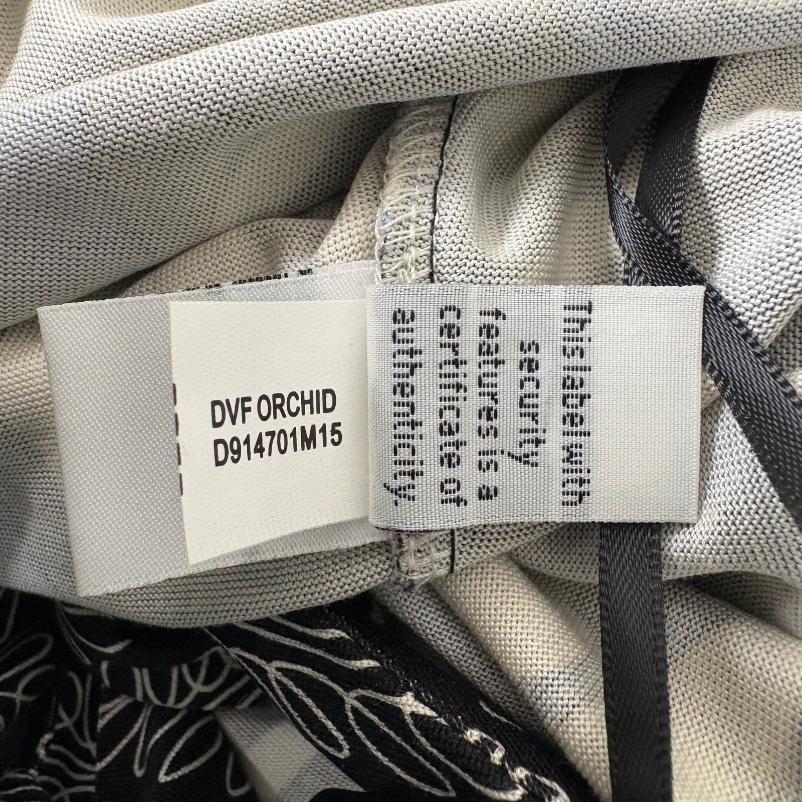 Diane Von Furstenberg DVF Orchid Maxi Dress Size 12 Blue White Silk Leaf Wrap