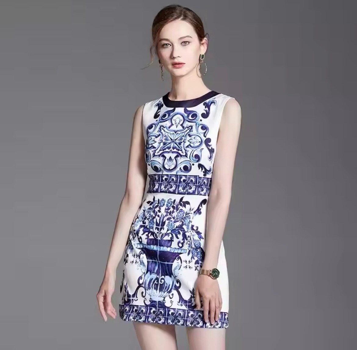 BOHEMIAN SICILIAN HOLIDAY DRESS, RUNWAY MINI DRESS. HOLIDAY FESTIVE DRESS