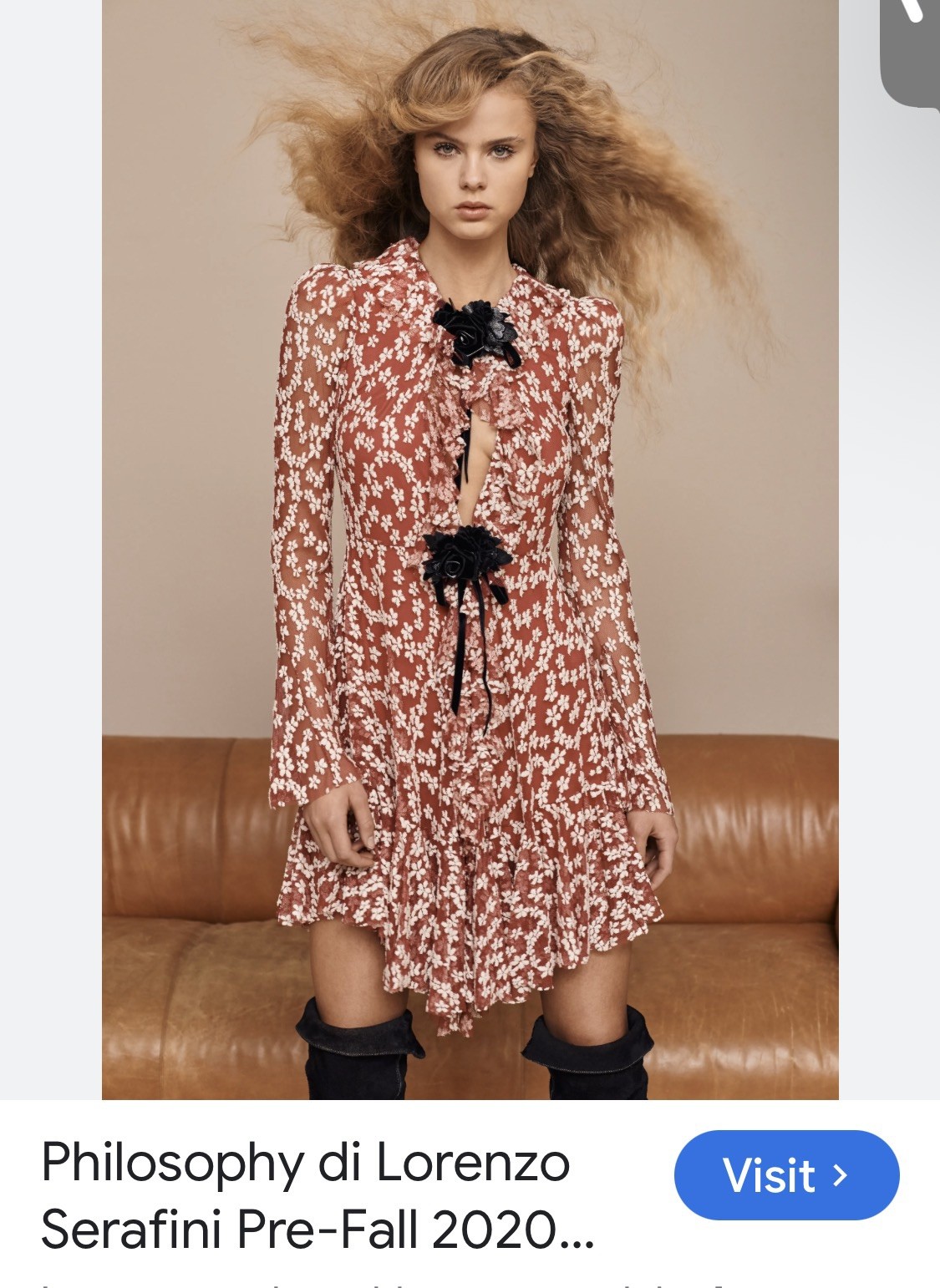 Orig$995 NEW PHILOSOPHY DI LORENZO SERAFINI lined cocktail dress Italy42