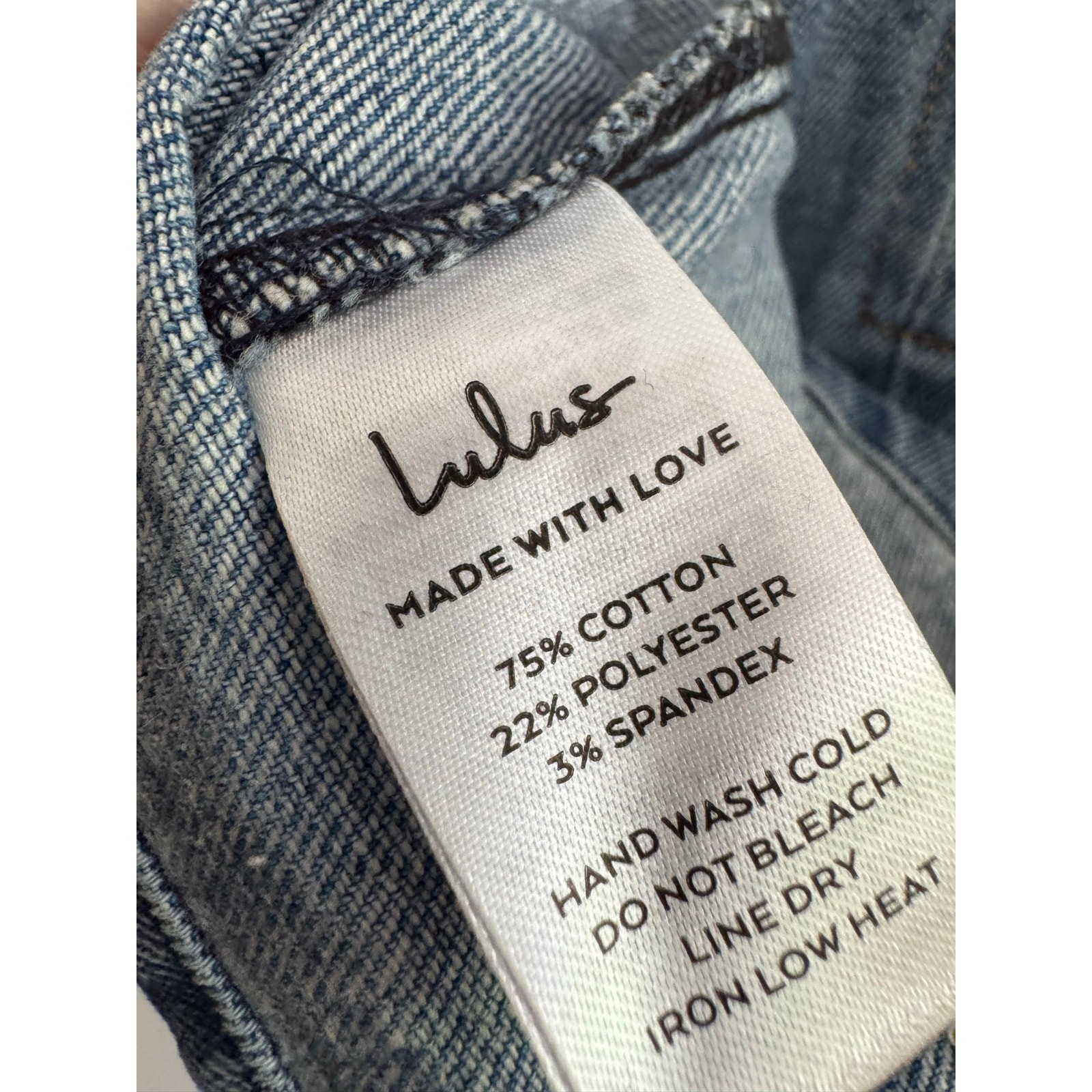 NWT Lulus So Delighted Medium Wash Denim Corset Seam Mini Dress Size XL