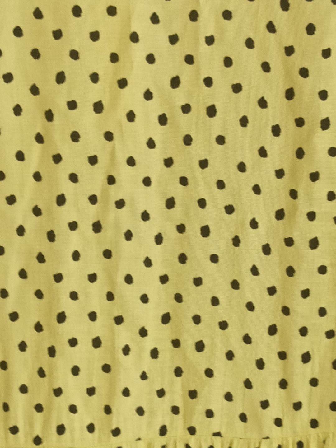 Mango summer dress, midi dress with zip size S colour yellow polka dot