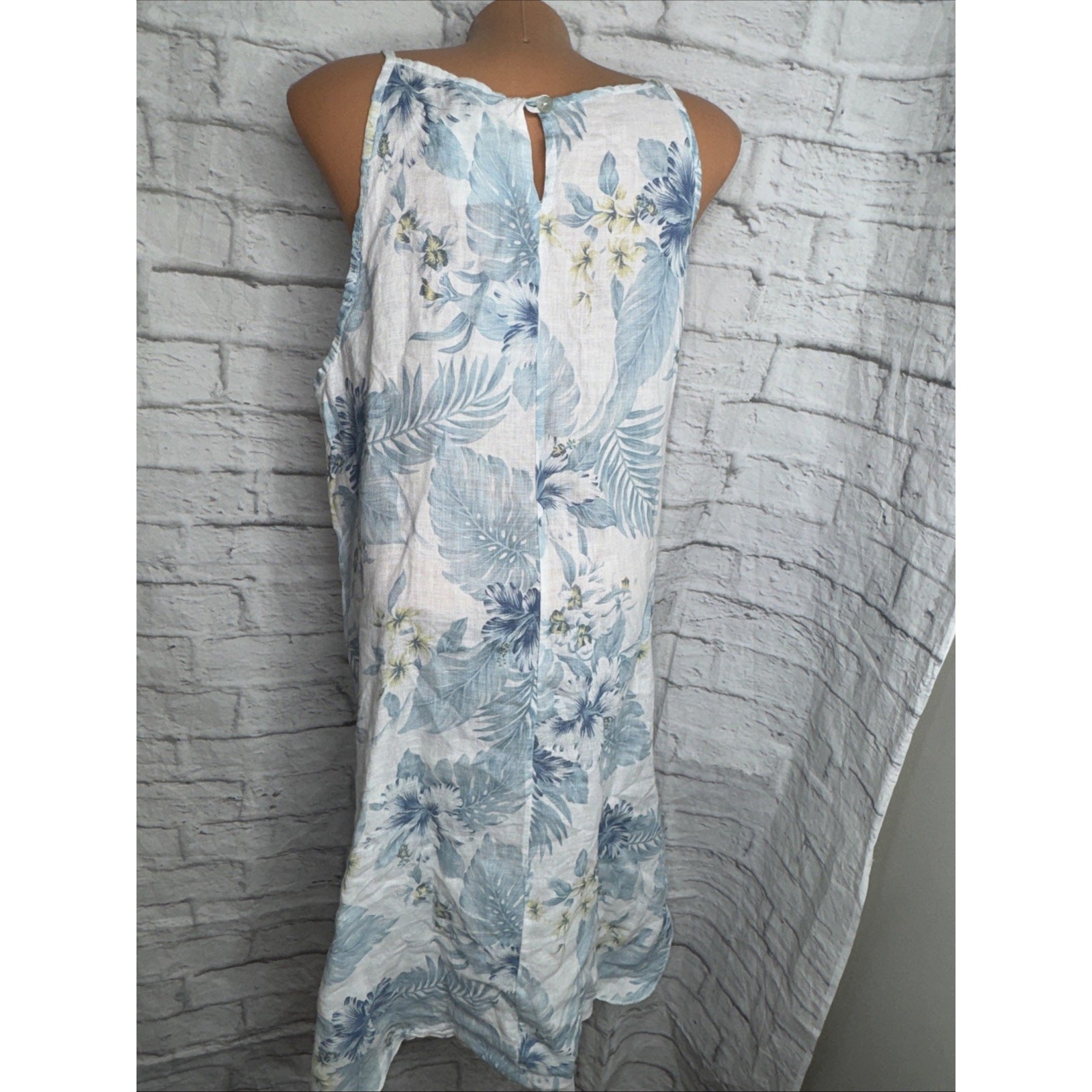 NWT Lungo L’arno Sz M, 100% Linen Made in Italy Pockets! Dress, Coverup