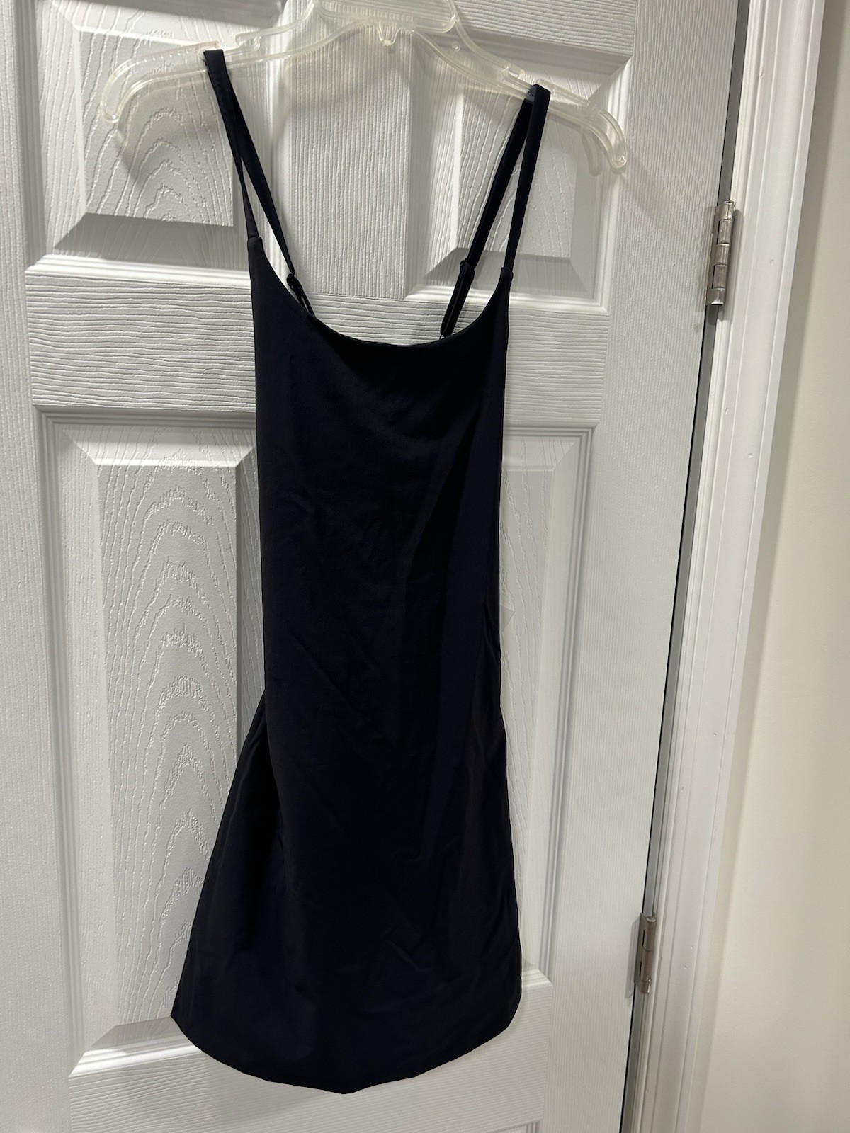 Rhoback Demi Active Dress Black Moisture Wicking Pockets Adjustable Straps S