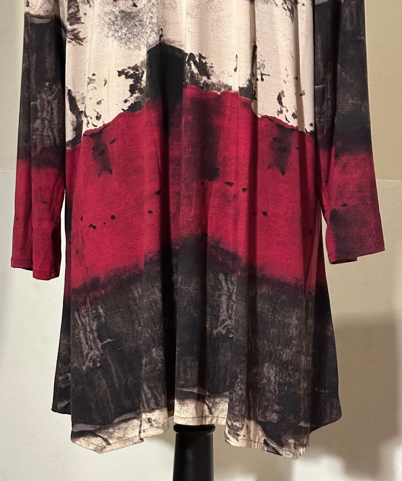 TRANSPARENTE Black Label Tunic/Top/Short Dress 95% Viscose 5% Elastane GERMANY