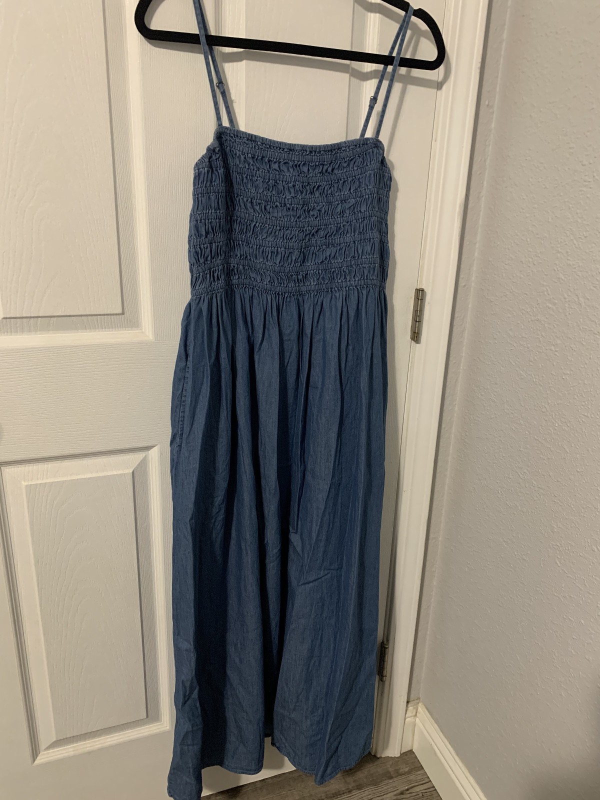 gap jean dress size Large