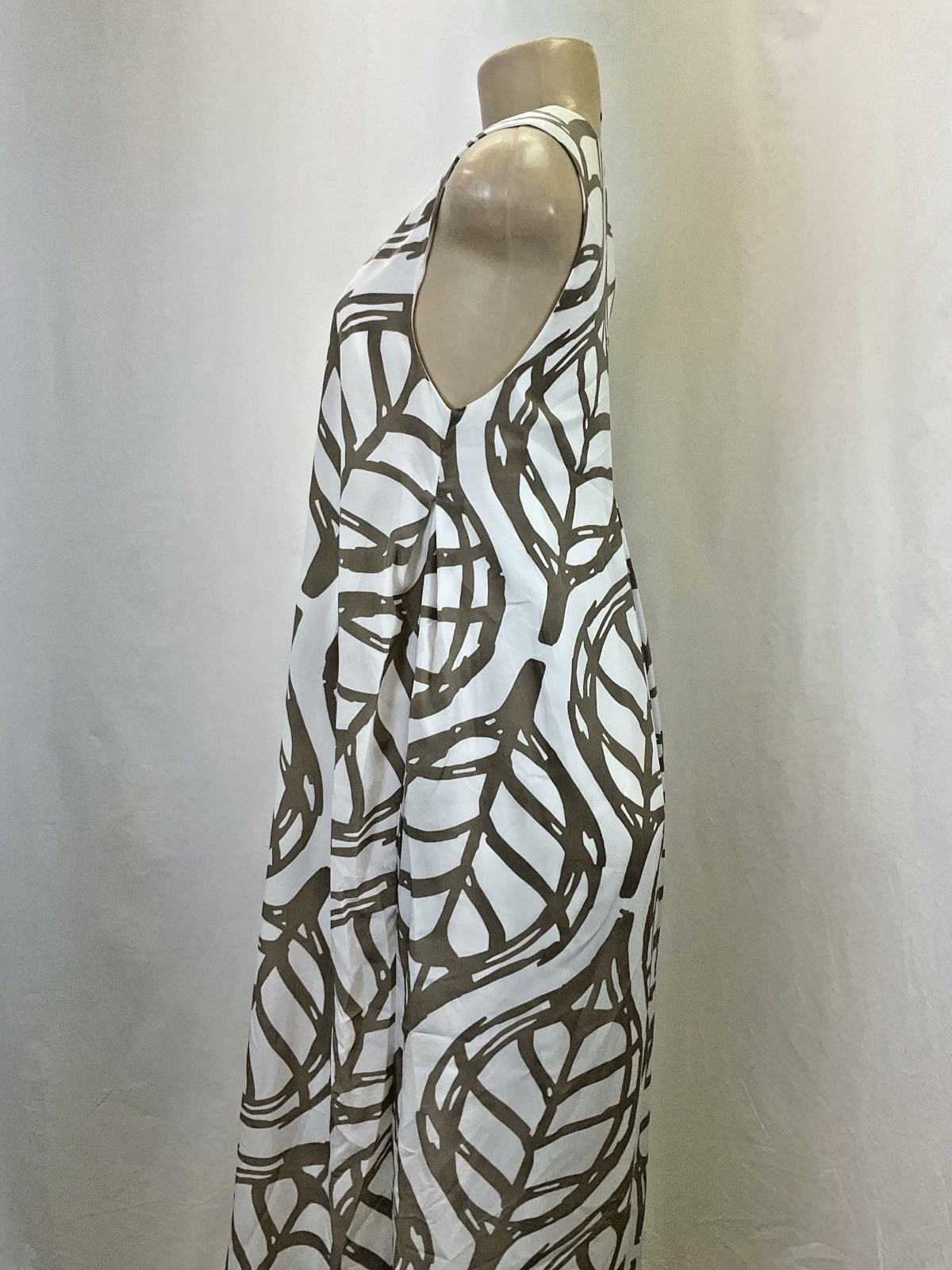 Anthropologie Whit Two Maxi Dress Leaf Print | SP