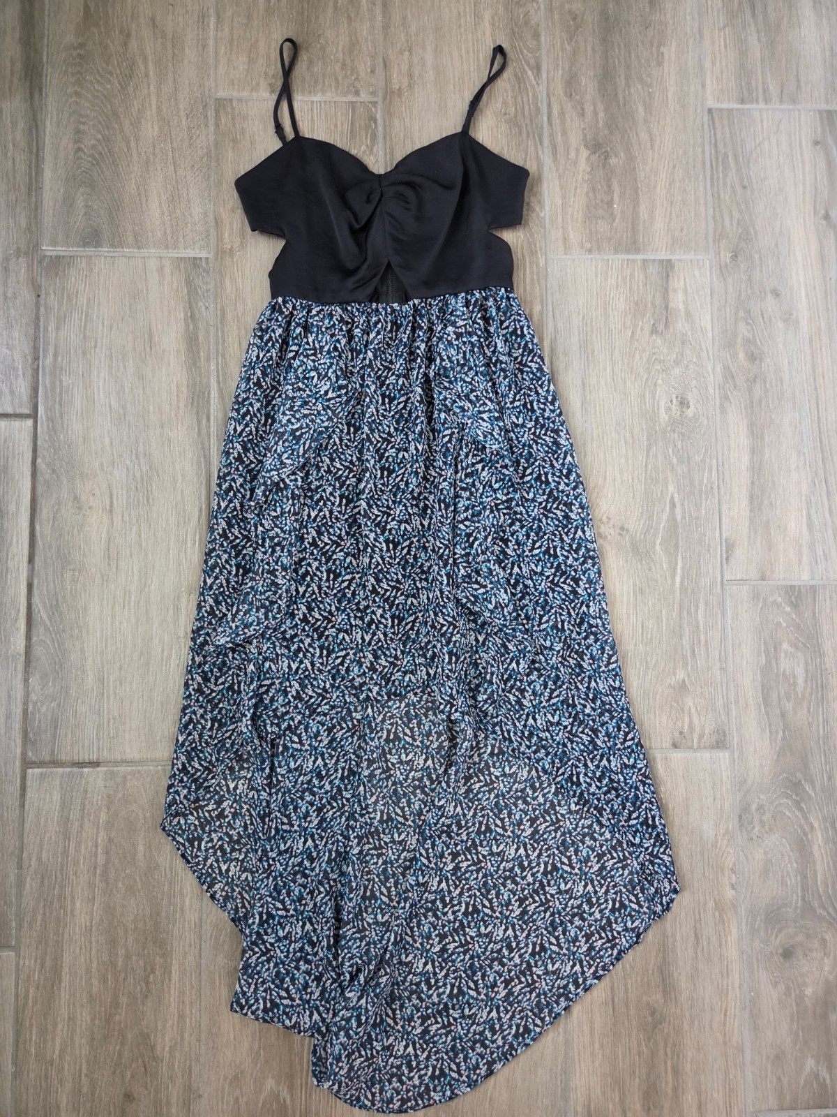 bcbgeneration hi low dress used good size 0 multicolor
