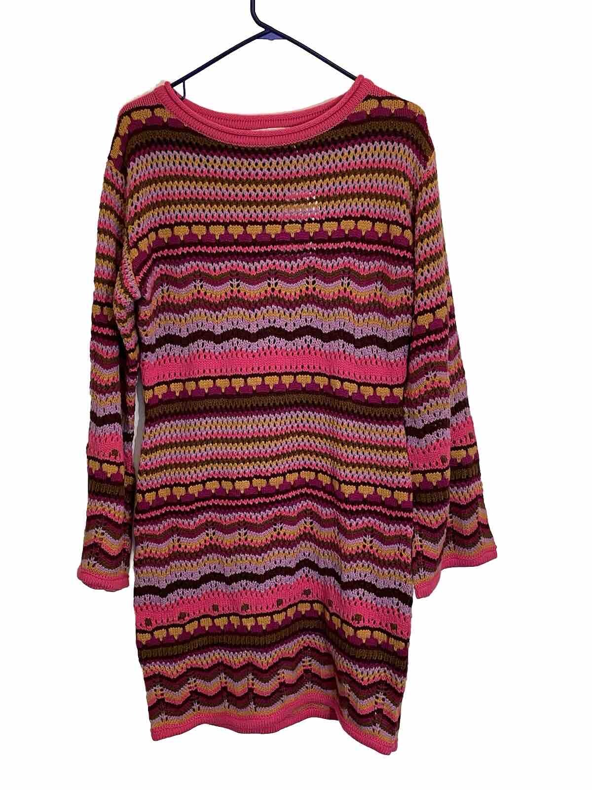 Free The Roses Crochet Dress. Size S. New With Tag