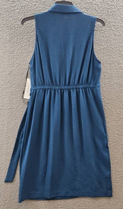 Calvin Klein Sleeveless Wrap V-Neck Sheath Dress Women’s 14 Cypress Pullover