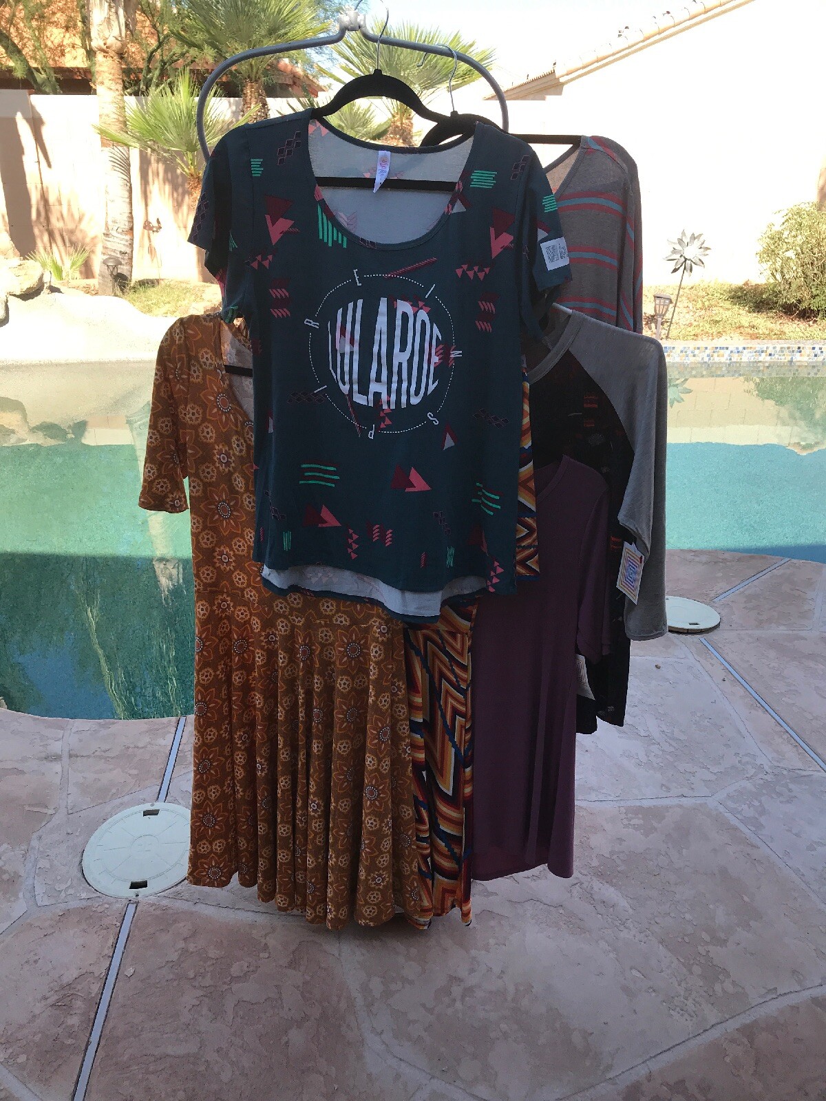 Lularoe Nwt Dresses And Shirt Lot Of 6 Size L Large $$$$ E15