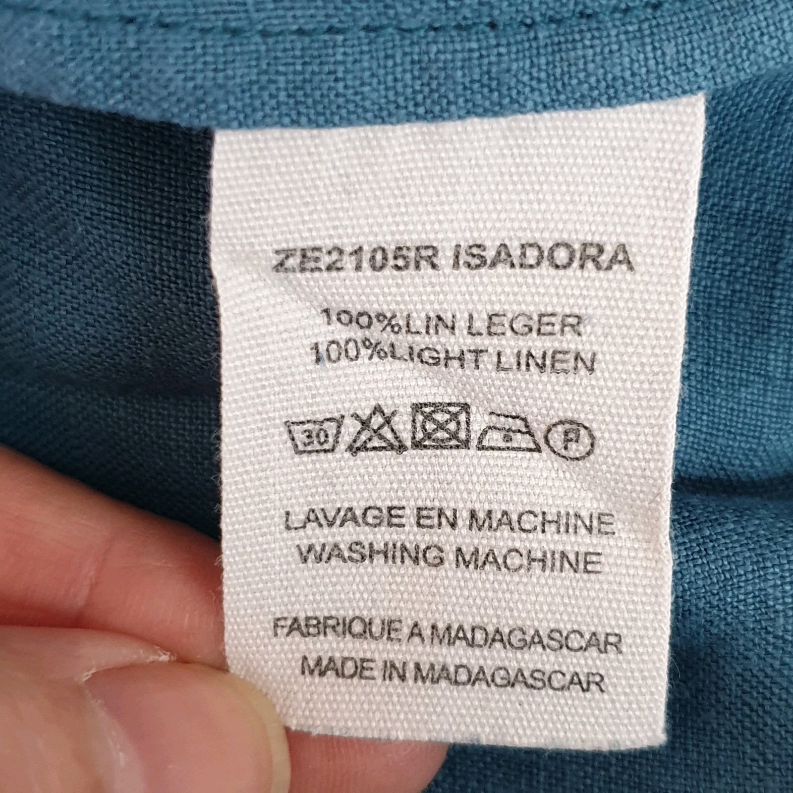 Zyga Lin Laundry Linen Smock Dress Size 42 Fit UK 14 Isadora Embroidery Relaxed