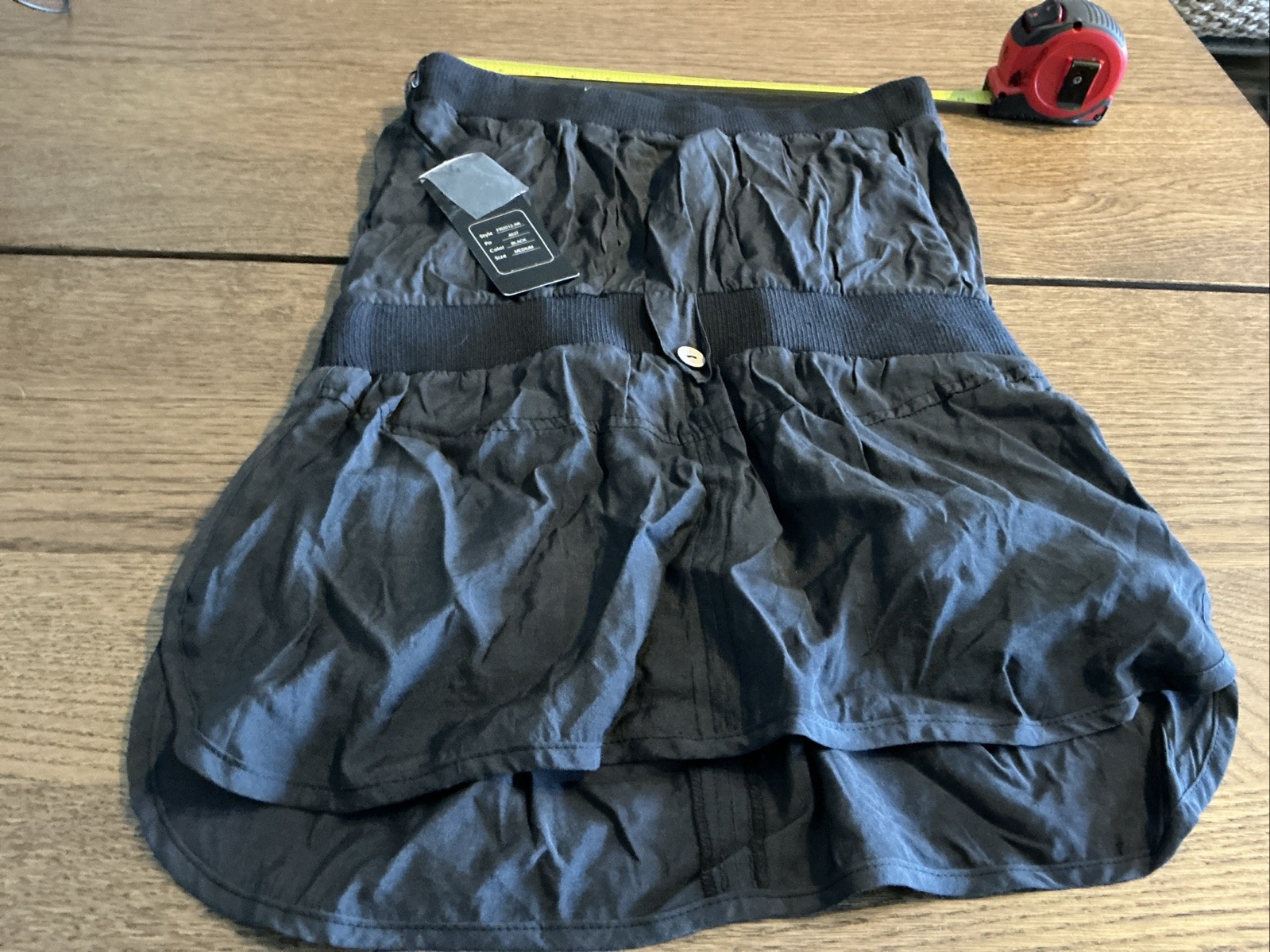 ALI & KRIS Linen Romper Size Medium Black – NWT