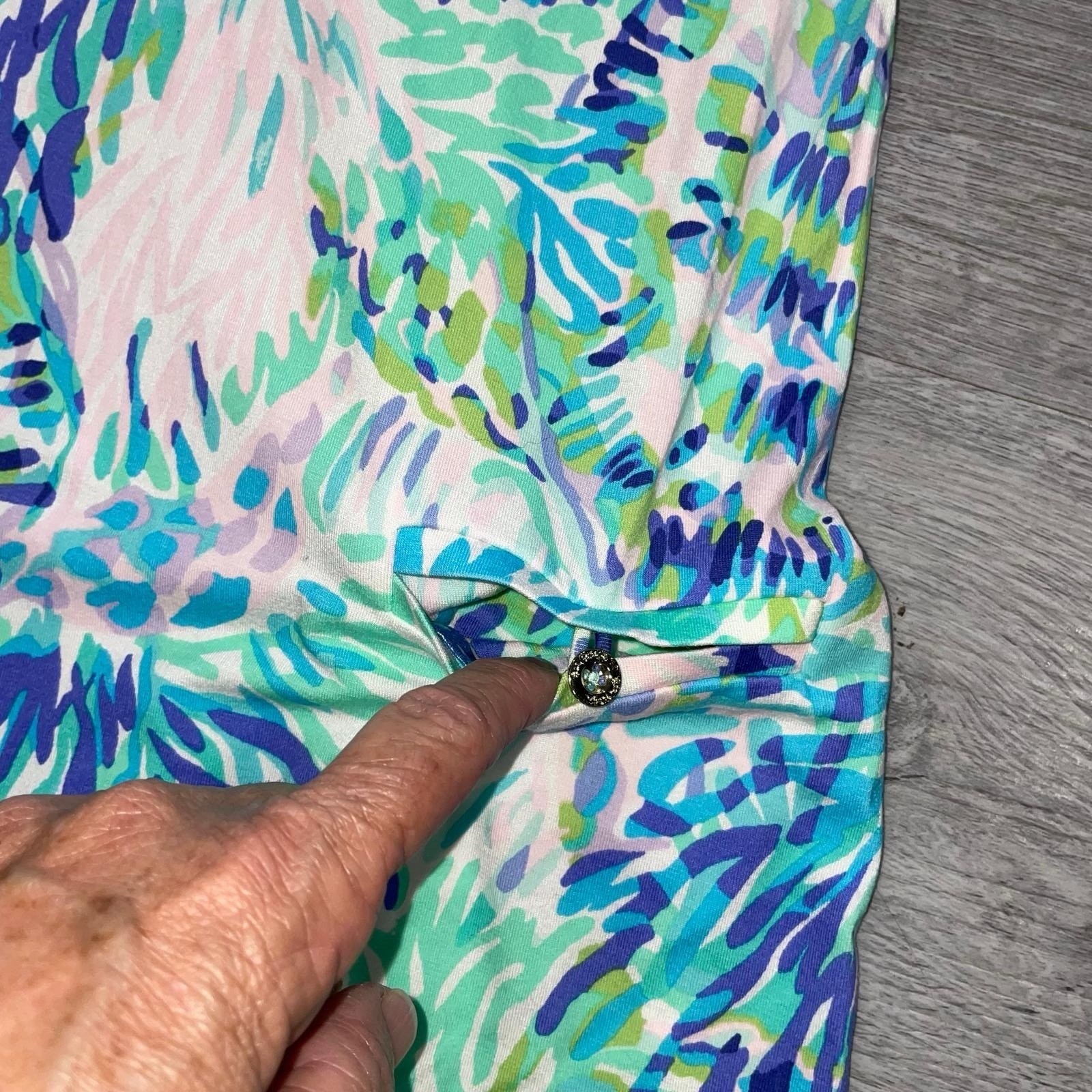 Lilly Pulitzer Quincy UPF 50+ Shell Of A Party Summer Midi Dress Women’s XXS