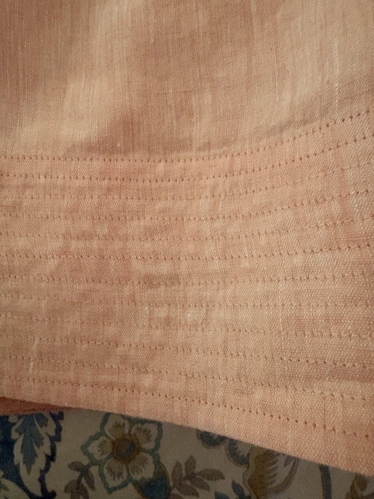 Lafayette 148 Peach/Pink Midi Linen Dress M