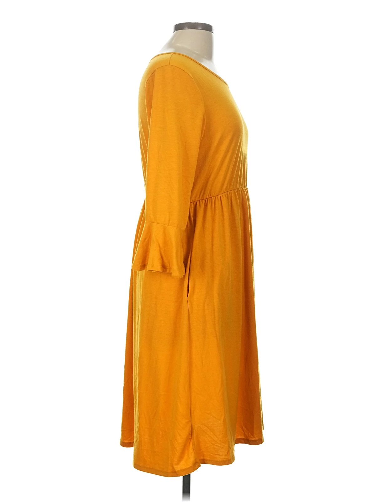 Shop Basic USA Women Orange Casual Dress L
