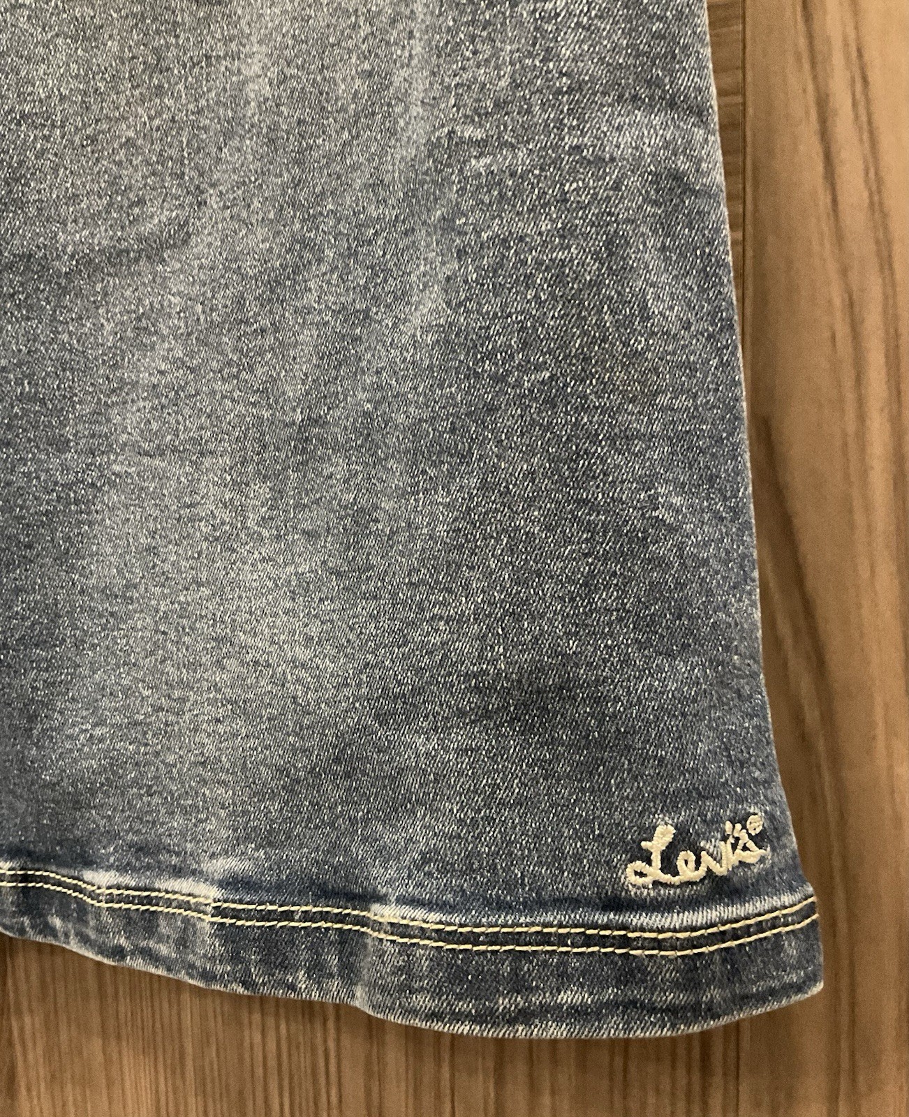 NWT Levis Womens Sleeveless Denium Snap Front Dress Size 12 Reg.