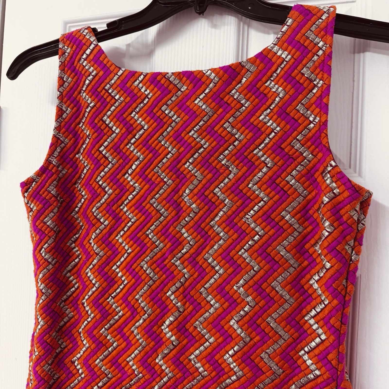 Riyaash Retro 70s Vibrant Psychedelic Mini Dress Go Go Hippie Club India Mod