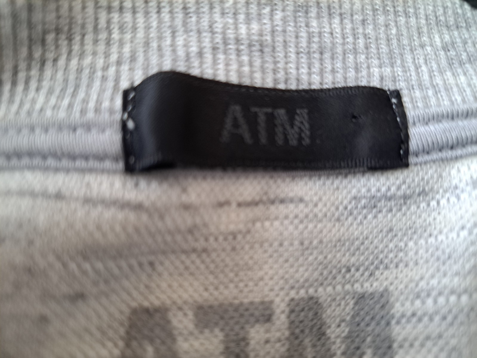 ATM Anthony Thomas Melillo Pockets Cotton Blend Short Sleeve Dress M Gray
