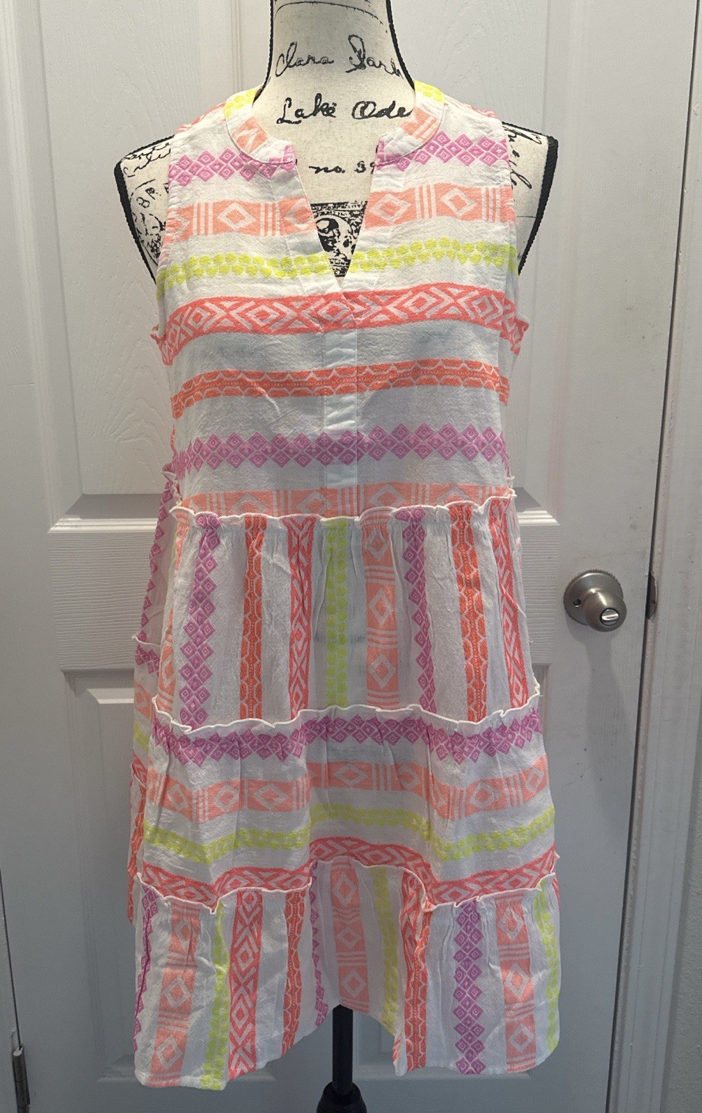 Mud Pie Multicolor Dress Size Small NWT
