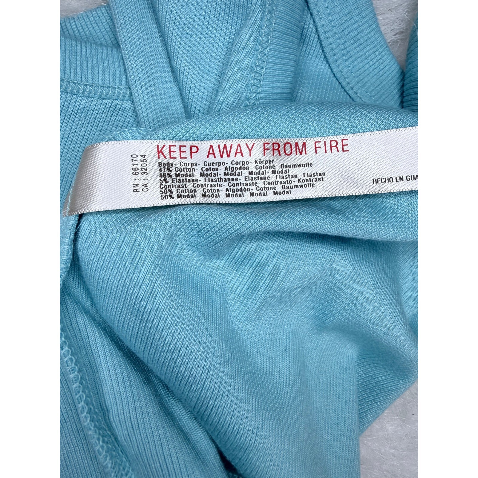 Daily Practice Anthropologie Ribbed Mini Dress Turquoise Blue Cinched Side Small