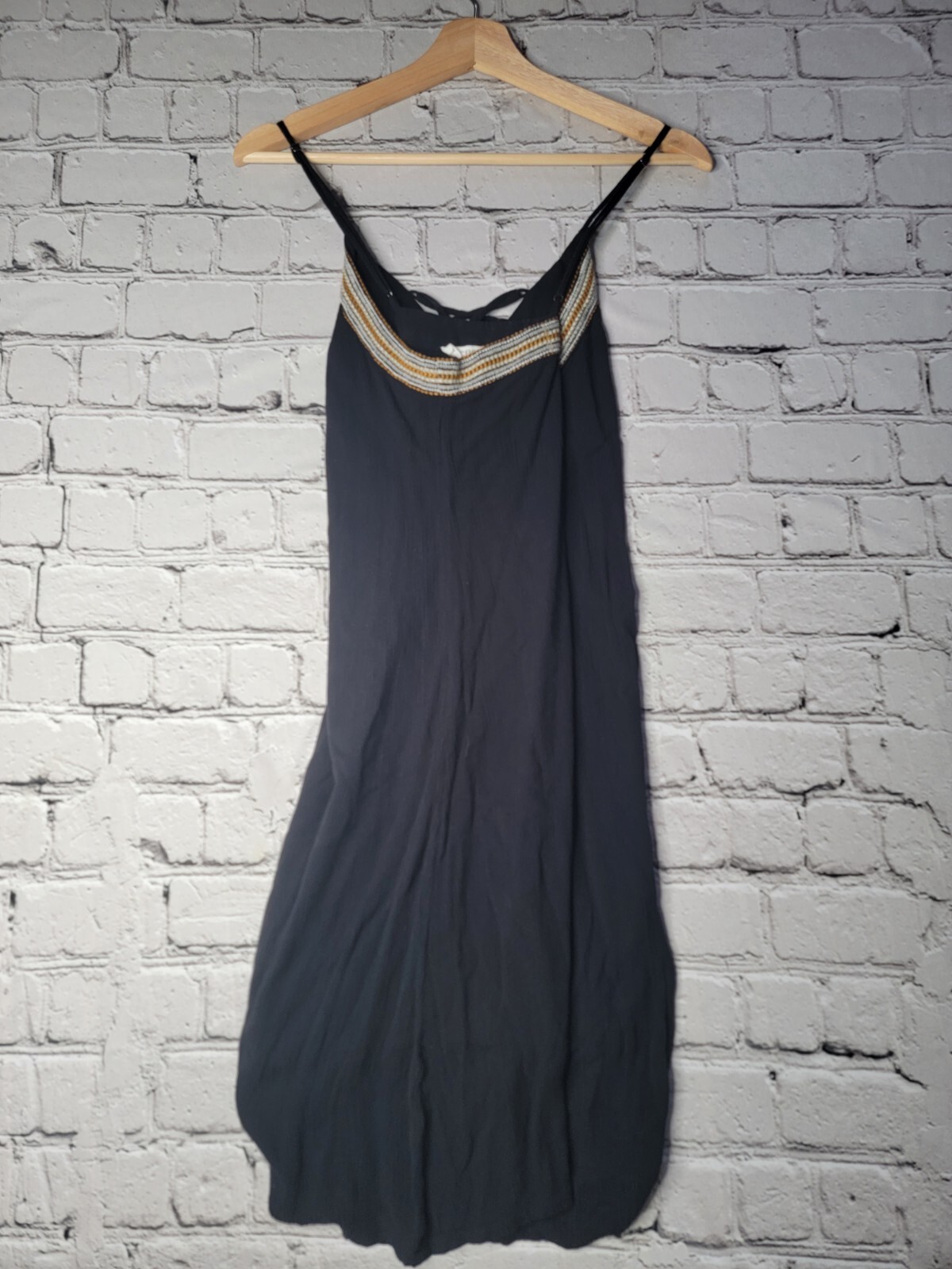 Bcbgeneration Embroidered Lace Up A-Line SunDress Size S