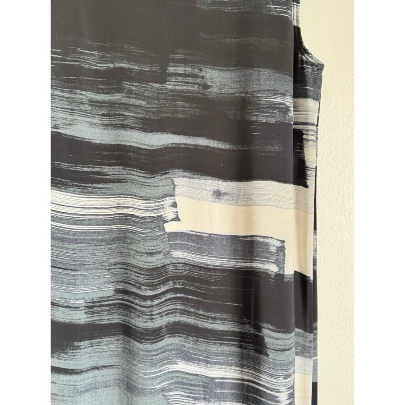 BRRR! Womens 4 Abstract Sleeveless Cooling Maxi Dress Outdoor Beach Vacation