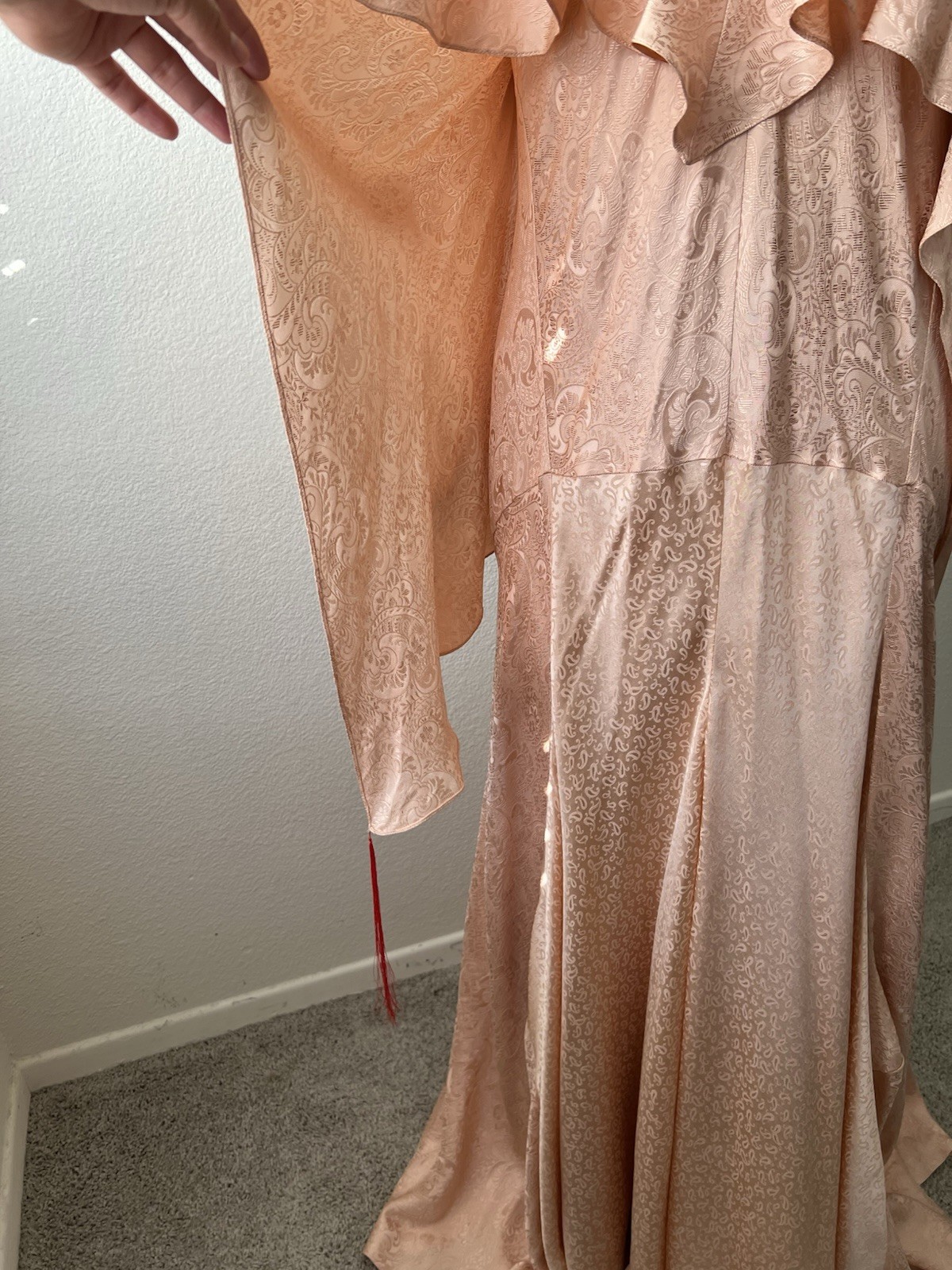 CHLOÉ 100% SILK JacquaRD Maxi dress – MADE IN FRANCE- 42