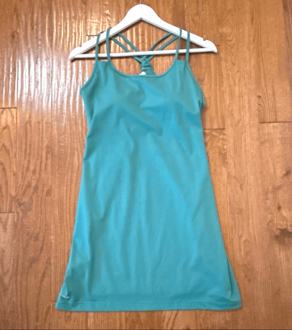 EMS eastern mountain sports techwick green athletic dress M