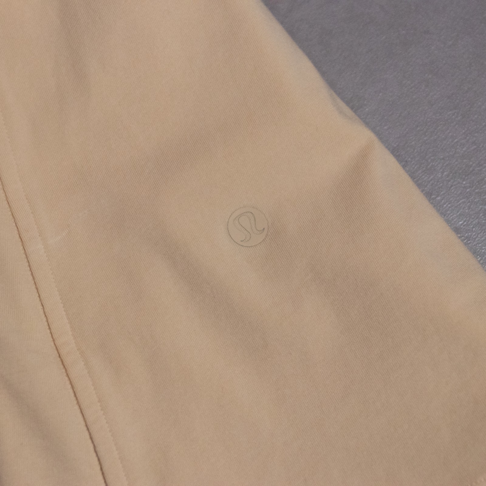 Lululemon Cotton Wrap-Front T-Shirt Dress Prosecco Yellow Size 8 (17.5″ x 34″)