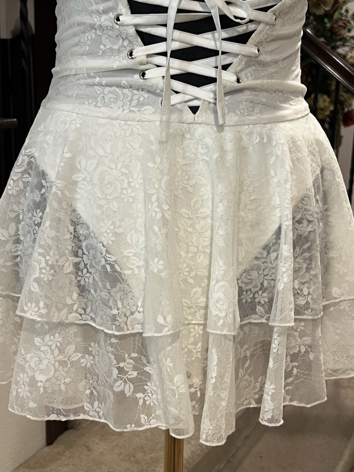 CUTE & SEXY OUTCAST DYLAN MINI DRESS CREAM, SZ S