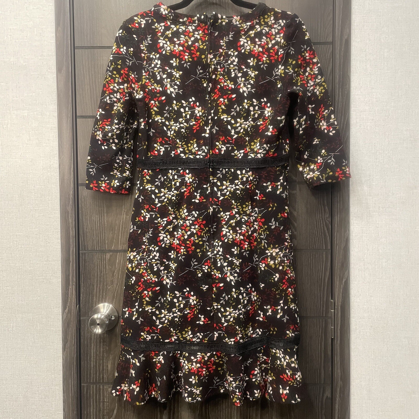 ModCloth Poised For Potential Holly Berry Holiday Dress Size M