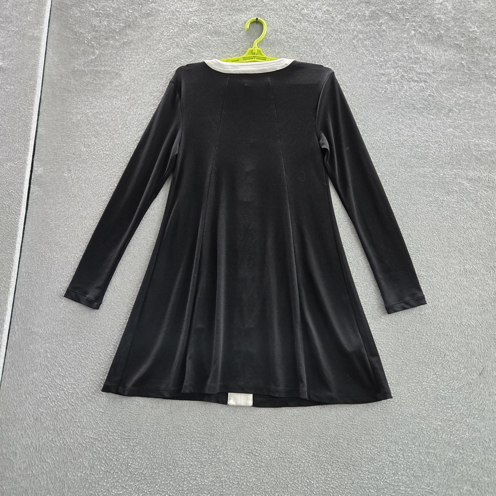 Bcbgeneration Women Dress S Black Color Blocked Long Sleeve Mini A Line NWT