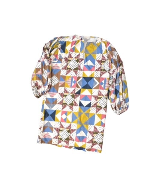 Brooke Wright Willow Quilt Dress Cotton Poplin Size Medium Cottage NWT USA MADE