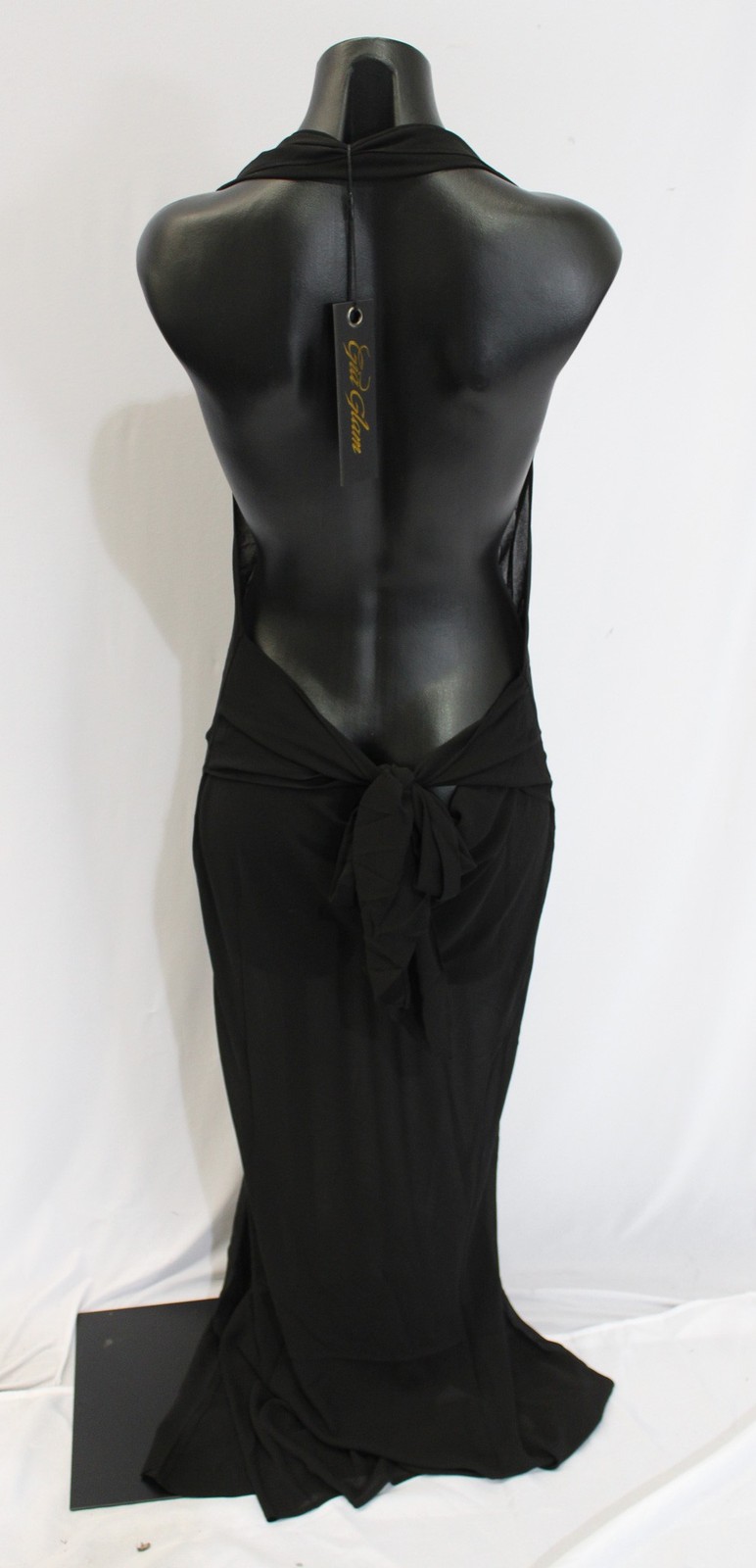 I.AM.GIA Women’s Solid Off The Shoulder Kahlo Maxi Dress AR8 Black Medium