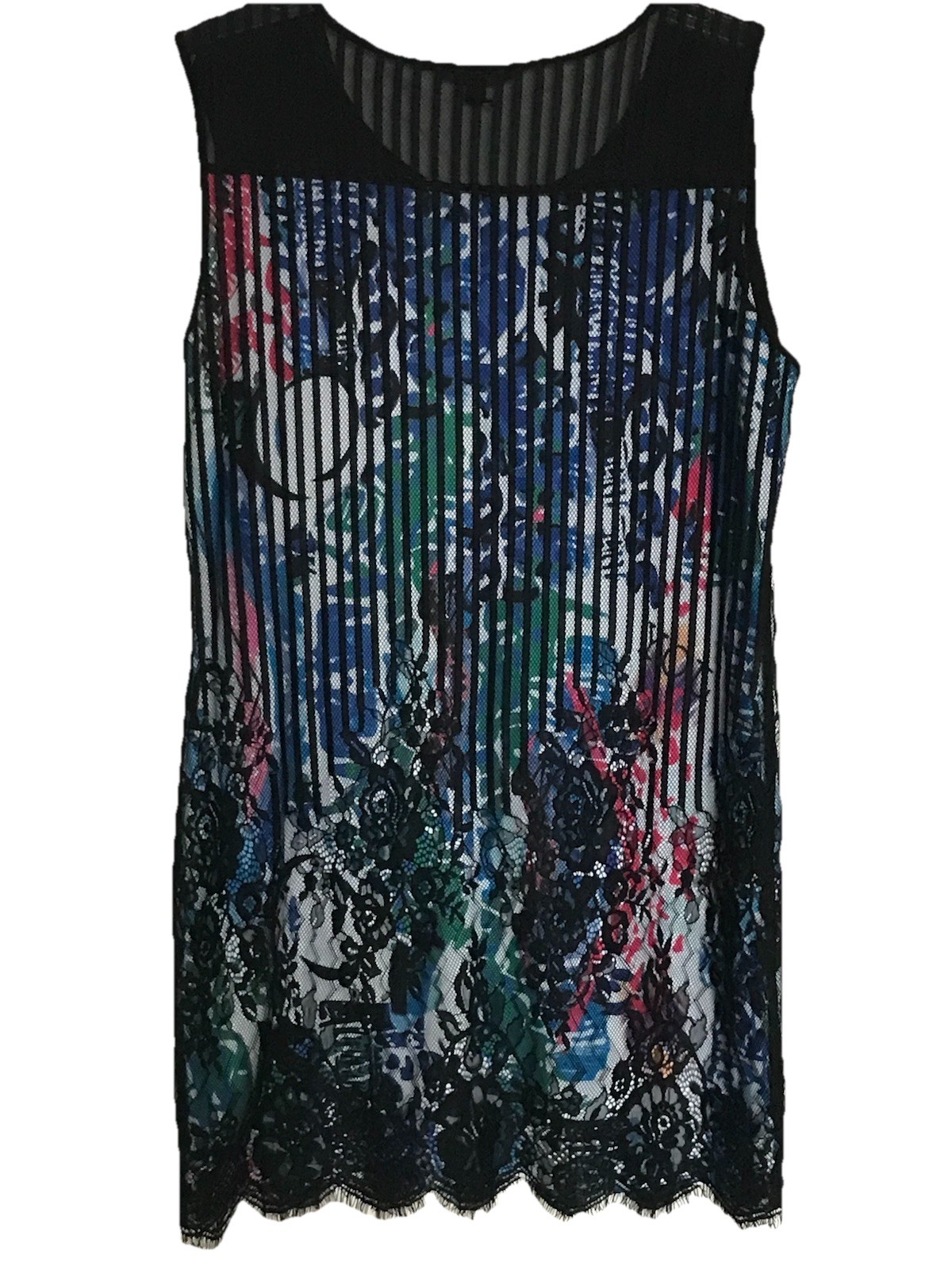 Alberto Makali New Yoel Lace Overlay Dress – Size Large
