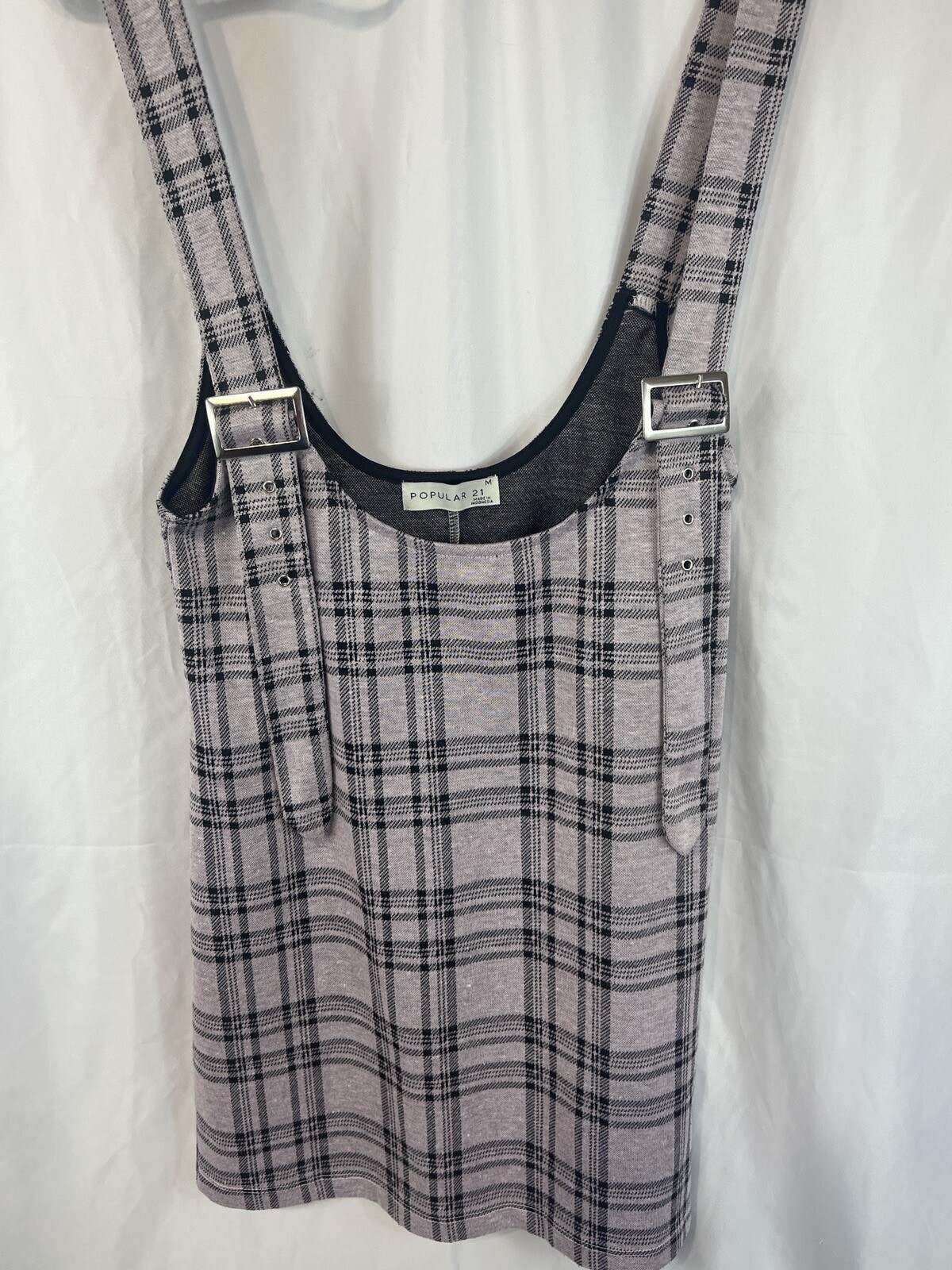 Popular 21 Suspenders School Girl Style Dress Size M No Shirt Included