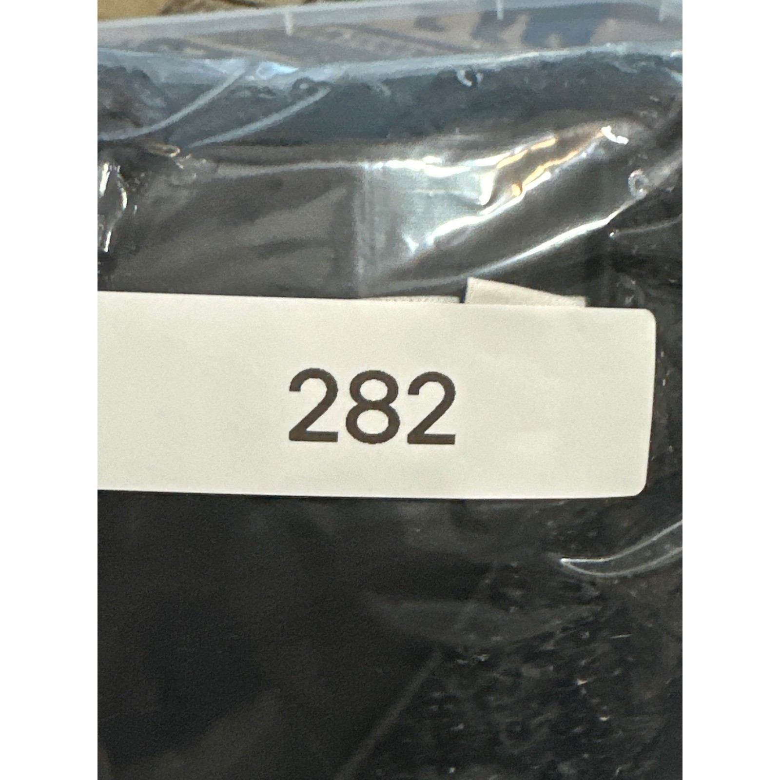 Belle Badgley Mischka Black Sequin Formal Gown V Neck Sleeveless Dress Size 4