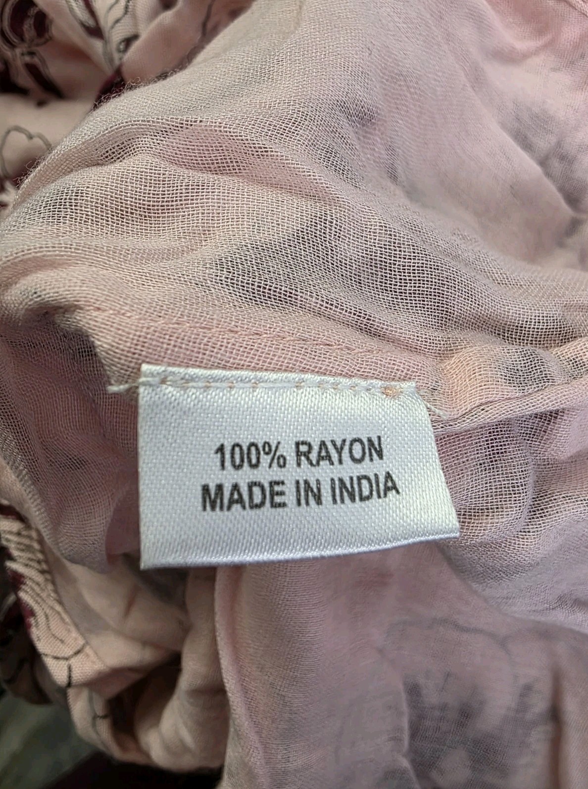 Symbology Hibiscus Flower Wrap in Rose + Berry. NWT. Size L in women’s.