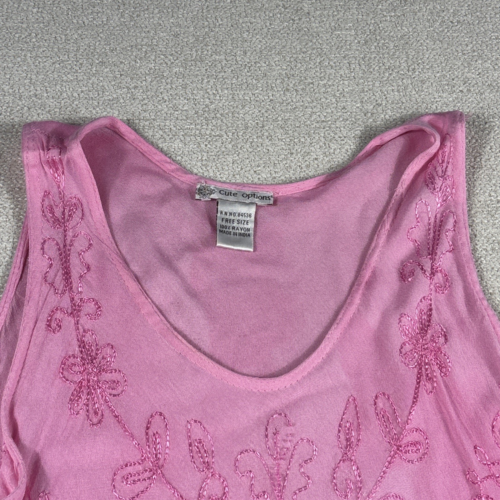 Cute Options Spring Summer Dress/Cover/Ocean Lake Wear Women Free Size See Meas.