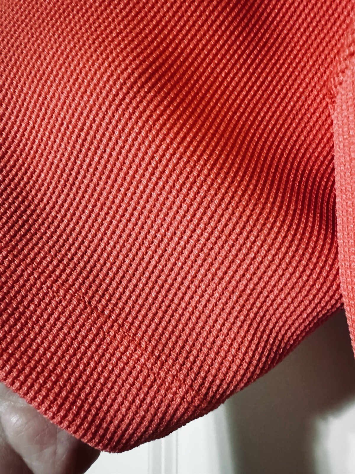 Gabby Skye Dress Womens 12 Red Sheath Bow Detail Short Sleeve Career