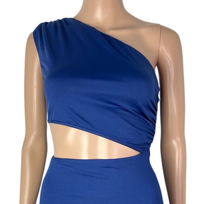 Revolve x Superdown Eliza One Shoulder Cut Out Bodycon Sexy Mini Dress Size XS